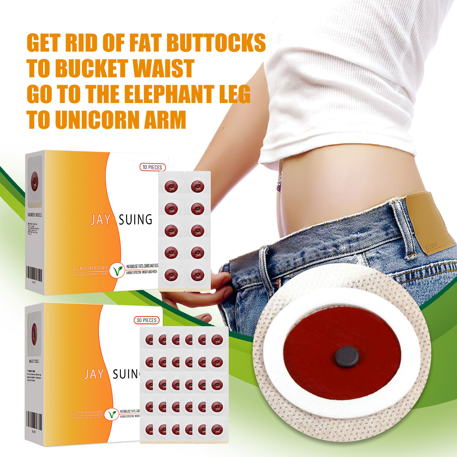 Herbal Weight - Patch Minceur Herbal pour Nombril –